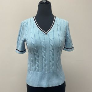 Tommy Hilfiger 90s Pastel Baby Blue TOP